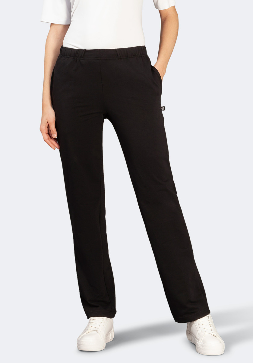 Comfortabele dames joggingbroek zwart