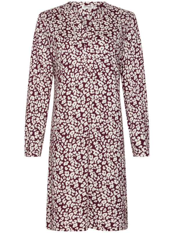 Duurzaam panterprint nachthemd Pastunette