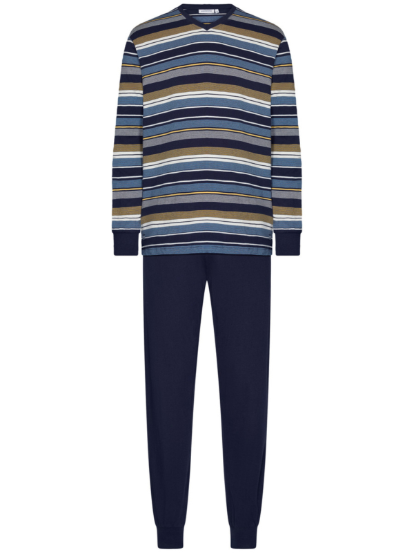 Strepen heren pyjama katoen