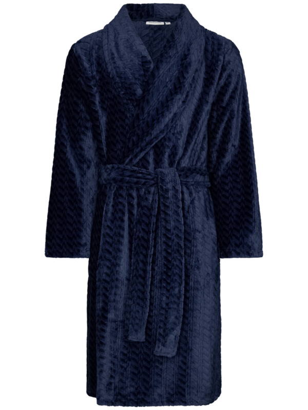 Fleece heren badjas Pastunette