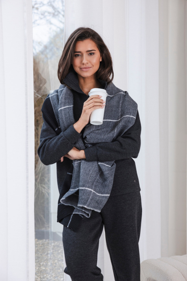 Antracietgrijs sportief huispak Pastunette