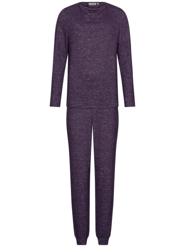 Paars melange huispak Pastunette