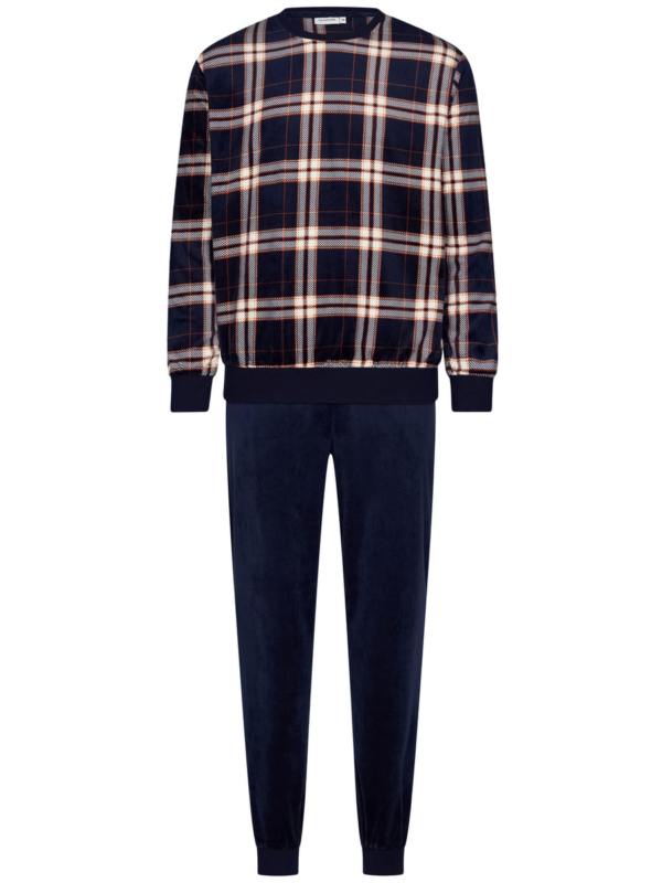 Velours heren pyjama Pastunette