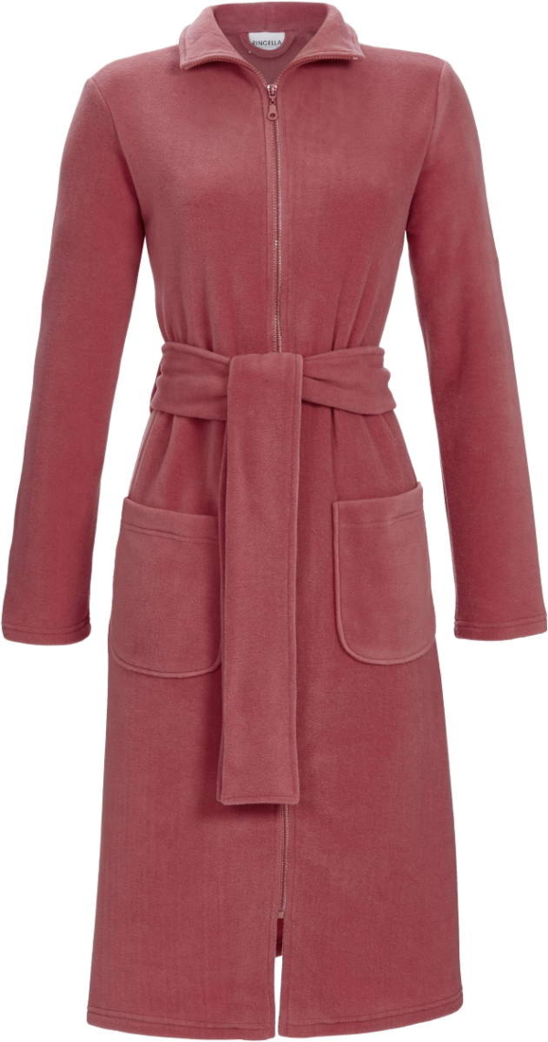 Rode fleece badjas Ringella