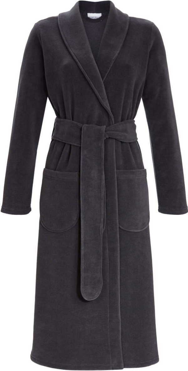 Ringella fleece badjas grijs