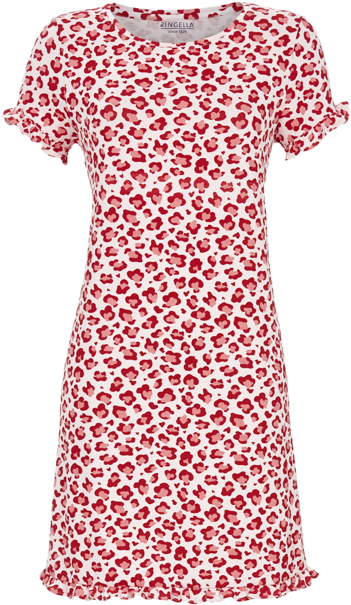 Roze panterprint nachthemd Ringella