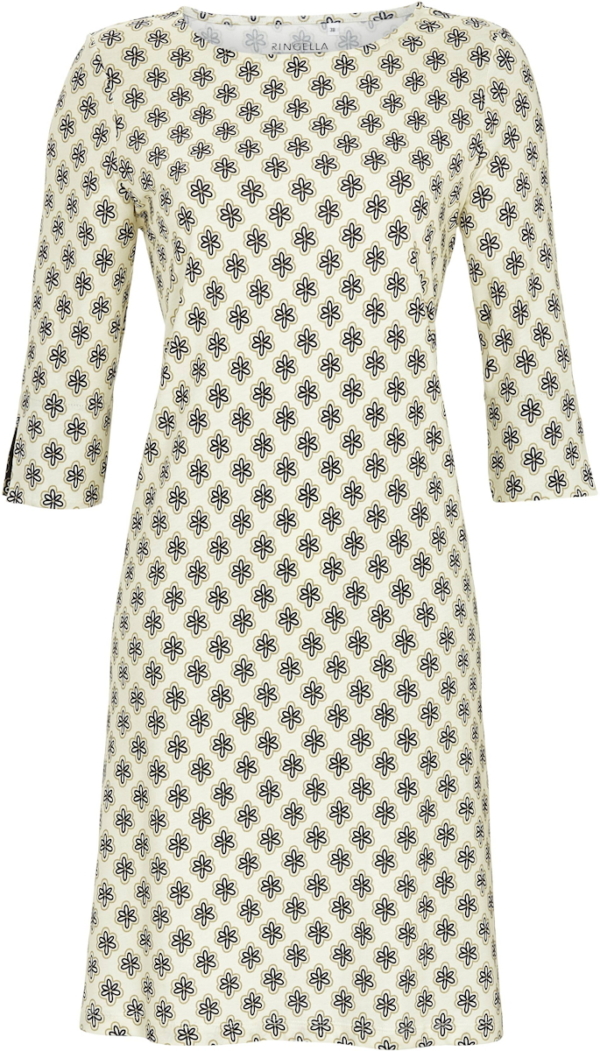 Elegant nachthemd gebroken wit