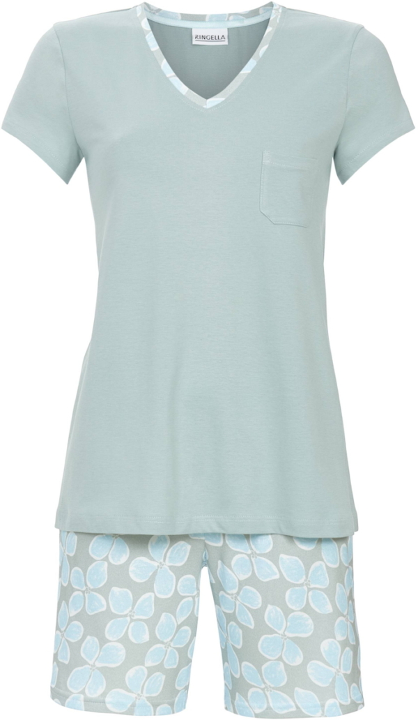 Groene flora shortama Ringella