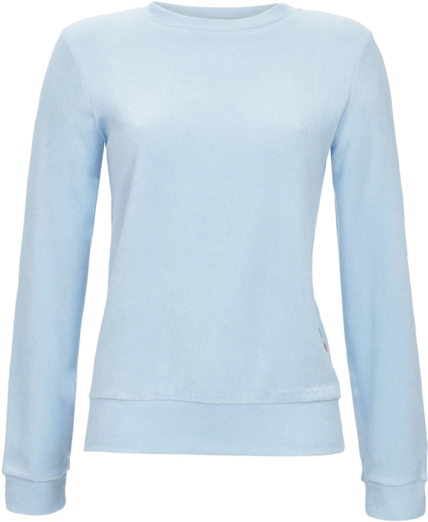 Badstoffen pyjamashirt blauw Ringella