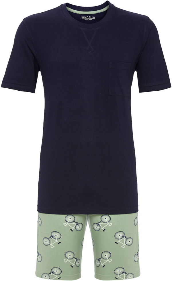 Katoenen heren racefiets shortama