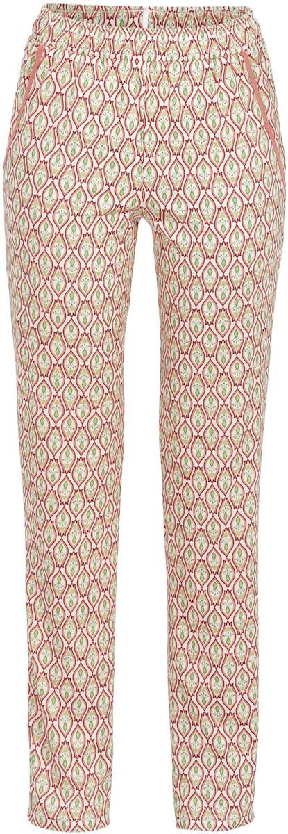 Grafisch patroon pyjamabroek rood