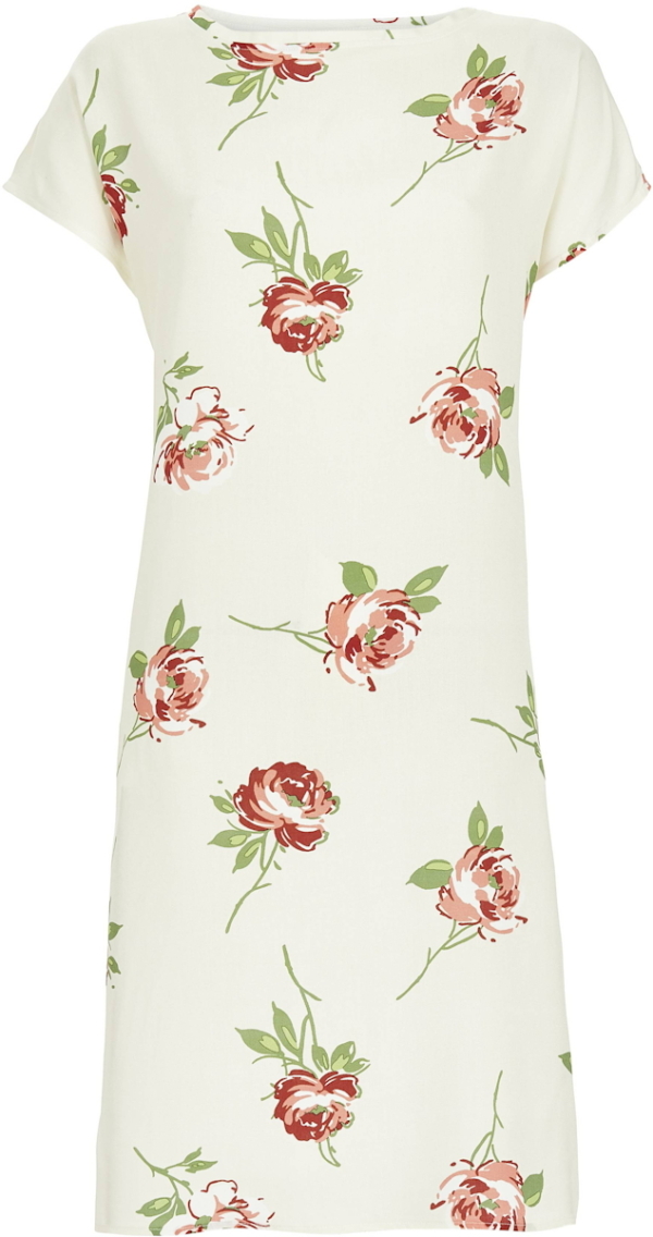 Ringella nachthemd roze rozen