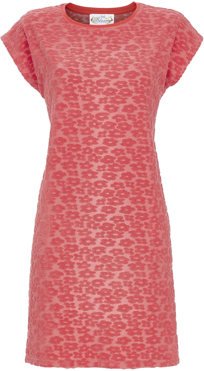 Zacht badstof nachthemd rood