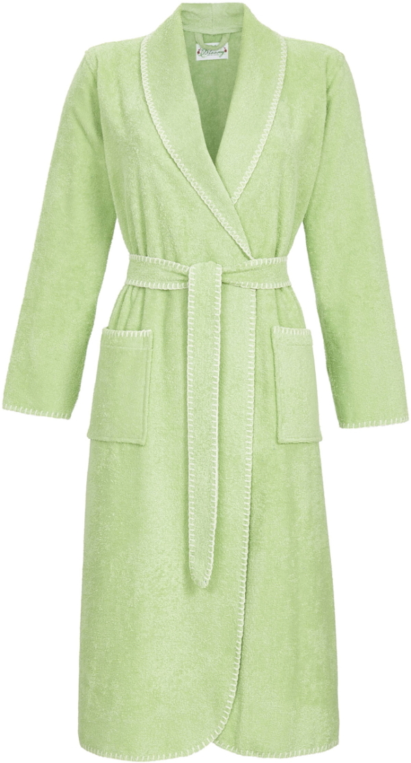 Groene badstoffen badjas Ringella
