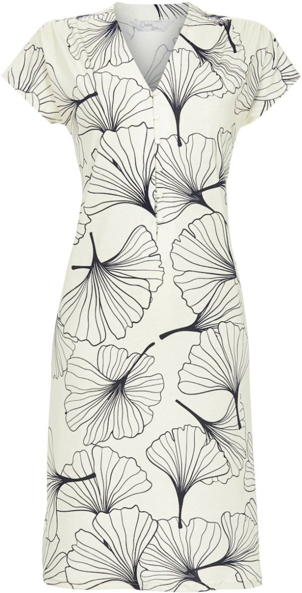 Elegant nachthemd ginkgobladeren