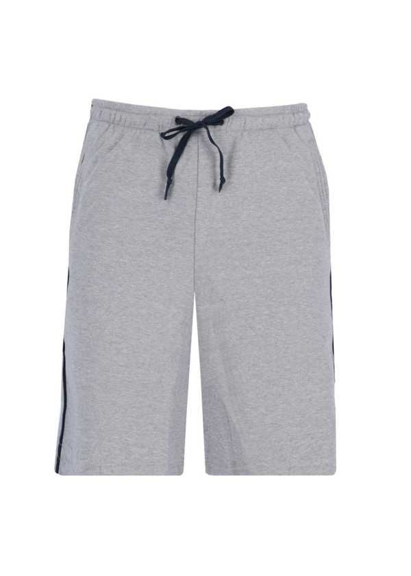 Heren sweat-bermuda Hajo grijs