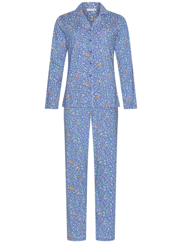 Katoenen doorknooppyjama bosdieren