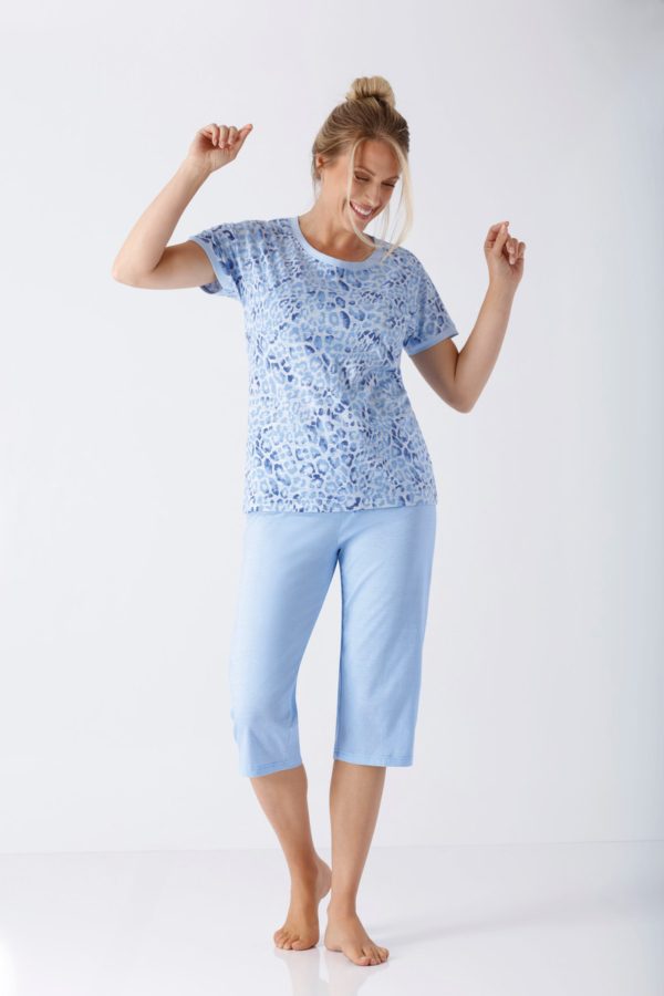 Hajo dames pyjama blauwe panter