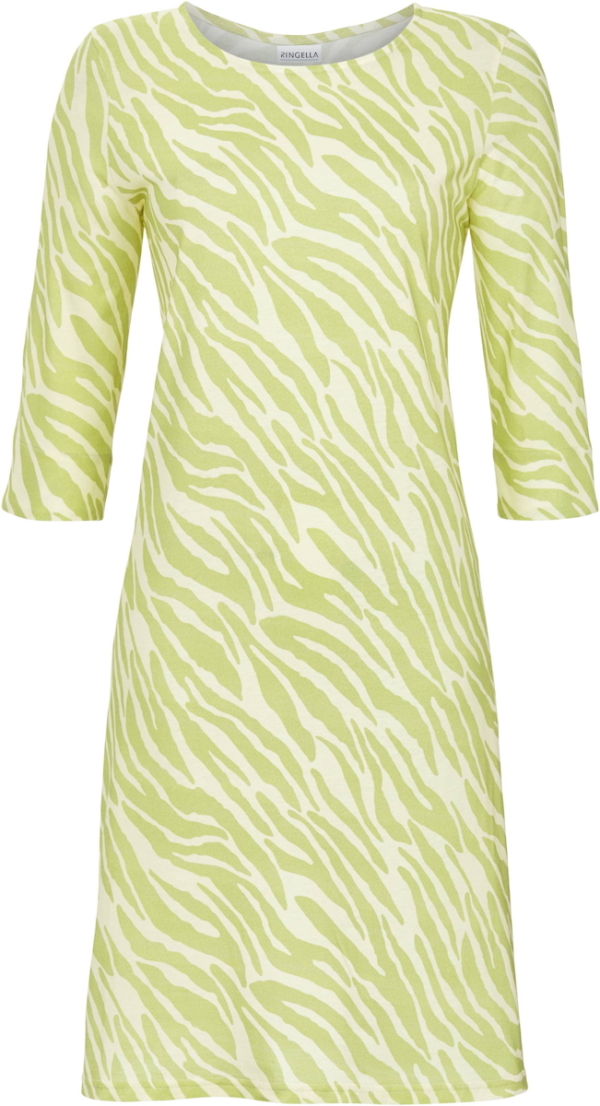 Groene zebrastrepen nachthemd Ringella