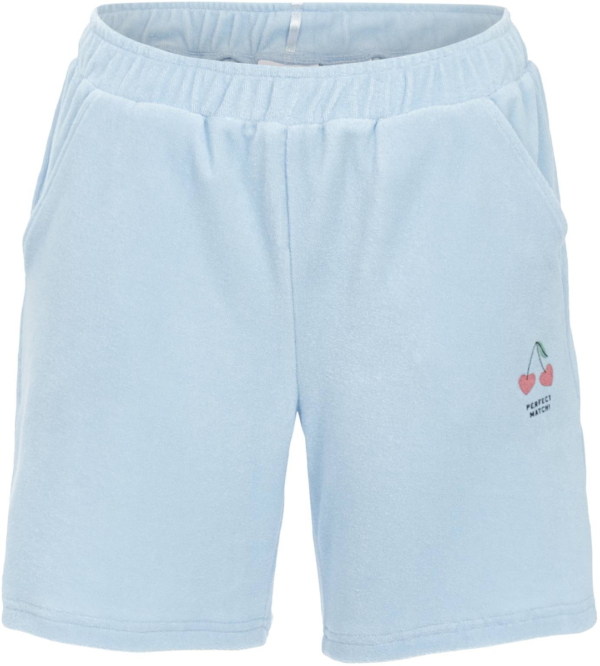 Badstoffen korte pyjamabroek blauw