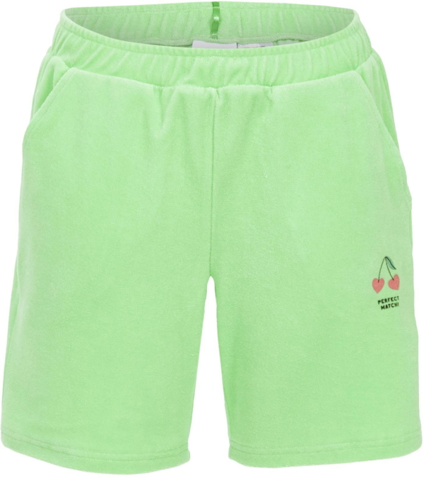 Badstoffen korte pyjamabroek groen